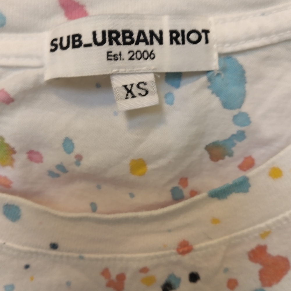 Sub_Urban Riot Colorful Splatter Tee - Picture 5 of 7